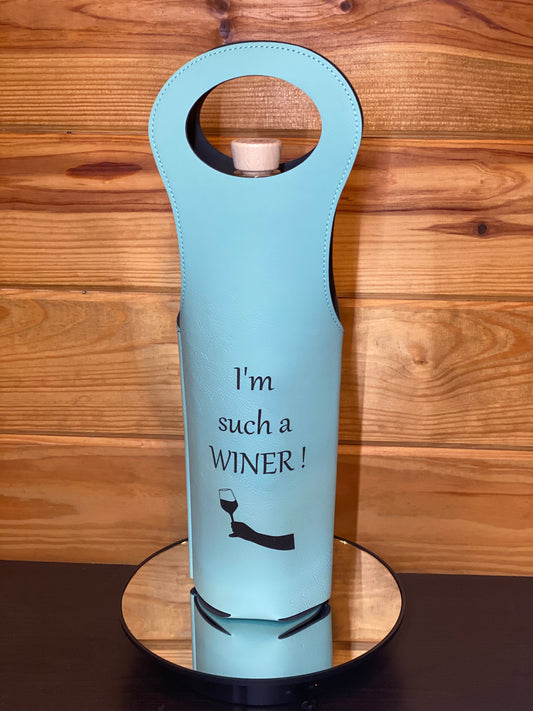 Wine bottle tote