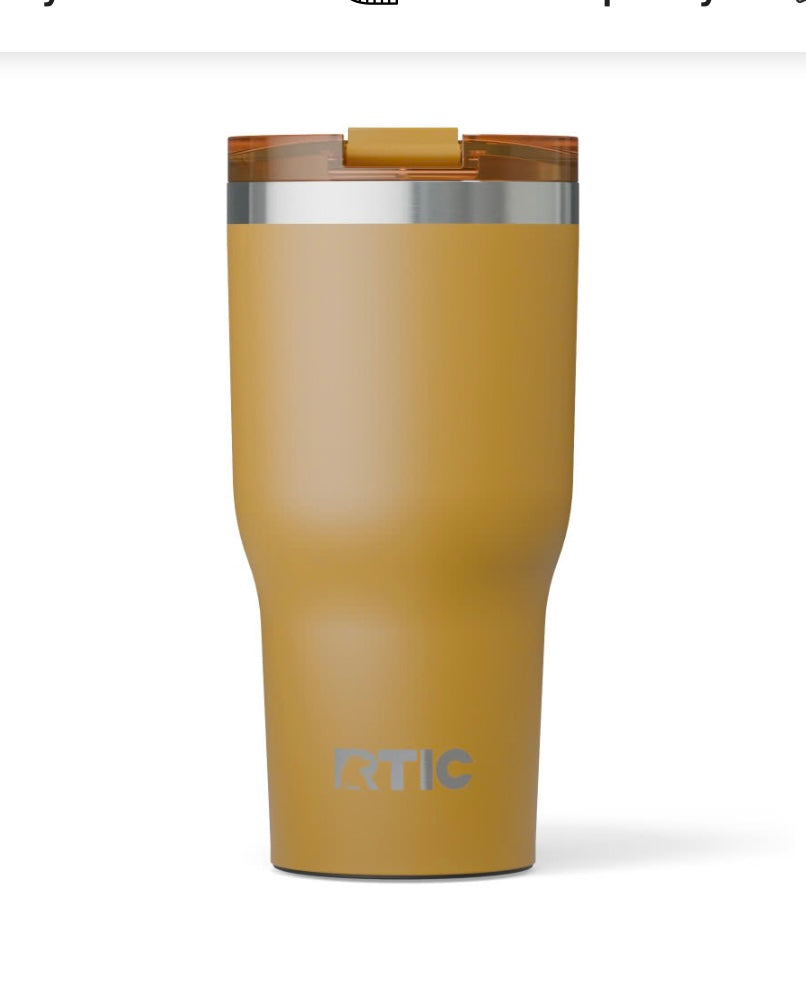 Custom Engraved RTIC Tumbler w/Lid